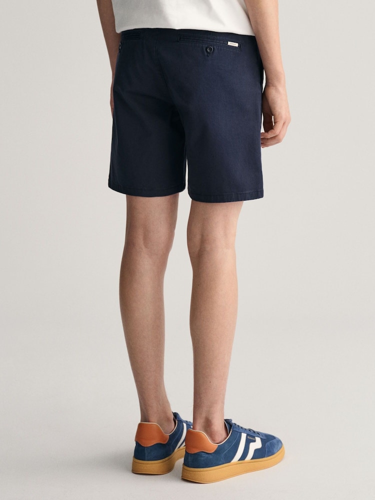 GANT Blue Regular-Fit Chino Shorts - Image 2 of 5