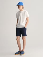 GANT Blue Regular-Fit Chino Shorts - Image 3 of 5