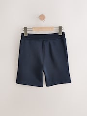 GANT Navy Blue Kids Shield Sweat Jersey Shorts - Image 2 of 4