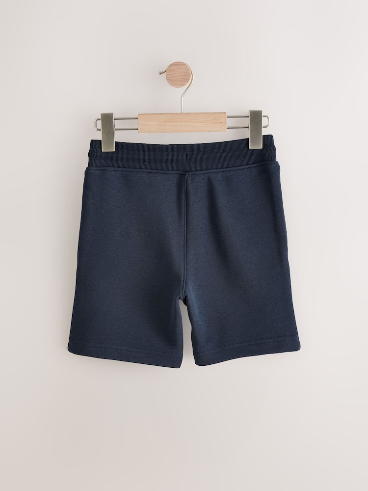 GANT Navy Blue Kids Shield Sweat Jersey Shorts - Image 2 of 4