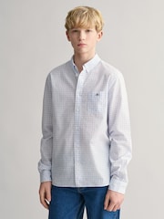 GANT Blue Kids Gingham Check Shirt - Image 1 of 5