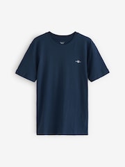 Grau - GANT Crew Neck 100% Cotton T-Shirts 2 Pack - Bild 3 von 4