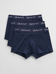 GANT Blue Boxers 3 Pack - Image 1 of 2