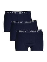GANT Blue Boxers 3 Pack - Image 2 of 2
