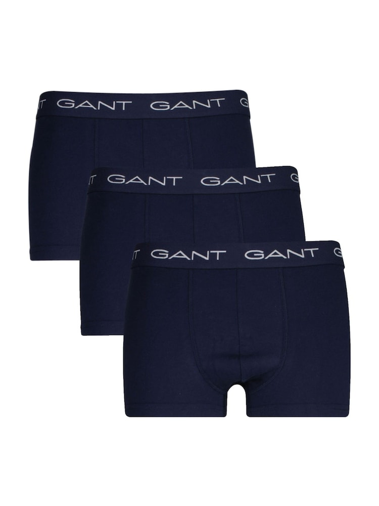 GANT Blue Boxers 3 Pack - Image 2 of 2