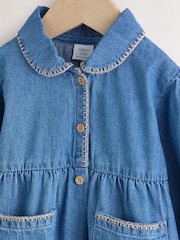 Blue Baby Denim Romper (0mths-2yrs) - Image 5 of 9
