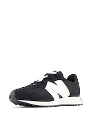 New Balance Black/White Boys 327 Trainers - Image 8 of 8
