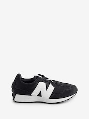 New Balance Black/White Boys 327 Trainers - Image 1 of 7
