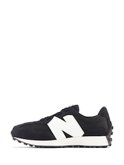 New Balance Black/White Boys 327 Trainers - Image 7 of 7