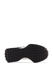New Balance White/Black Boys 327 Trainers - Image 5 of 11