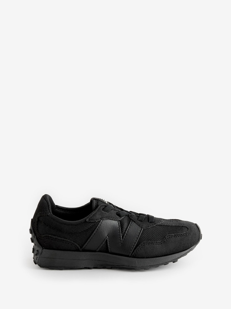 New Balance Black Boys 327 Trainers - Image 6 of 6