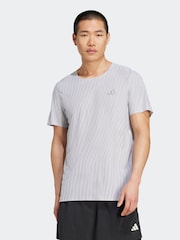 adidas Grey Adi365 Running CLIMACOOL+ T-Shirt - Image 1 of 6