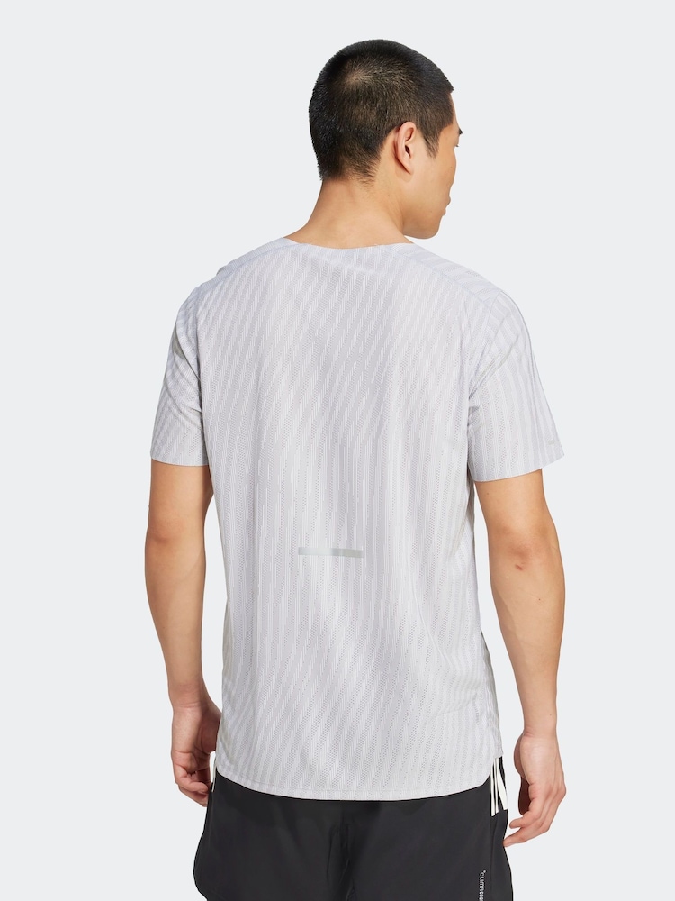 adidas Grey Adi365 Running CLIMACOOL+ T-Shirt - Image 2 of 6