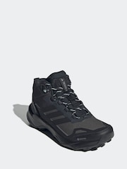 adidas Grey Skychaser AX5 Mid Gore Tex Trainers - Image 4 of 10