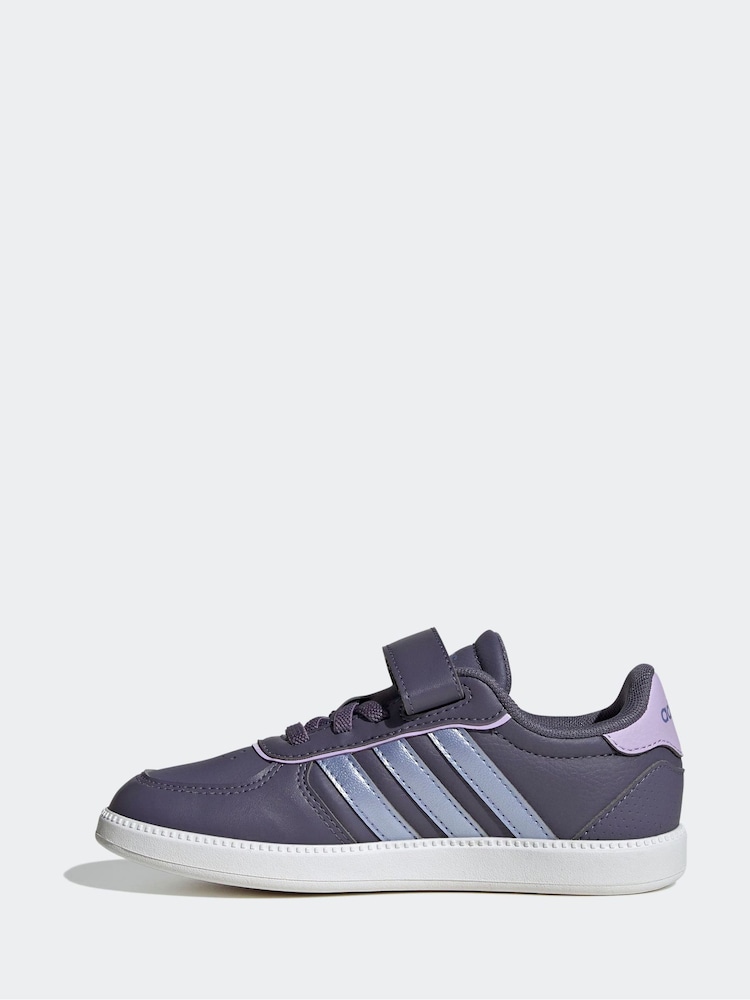 adidas Purple Breaknet Sleek Trainers - Image 2 of 8