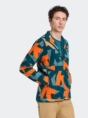adidas Green Terrex Printed Full Zip Fleece Jacket - Image 3 of 6