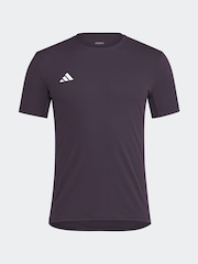 adidas Purple Adizero Essentials Running T-Shirt - Image 1 of 2