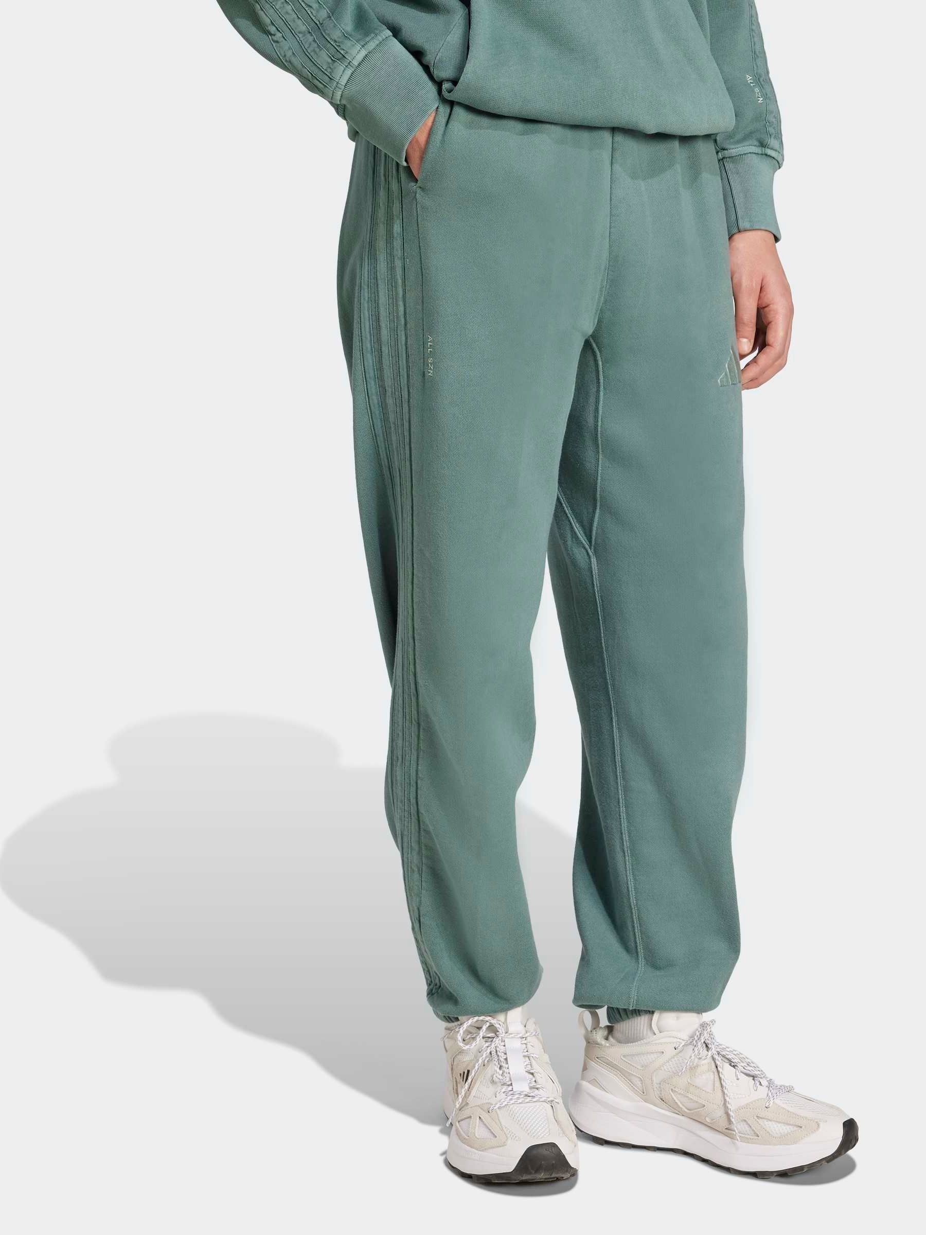 Buy adidas Green Loose ALL SZN French Terry Washed Joggers from