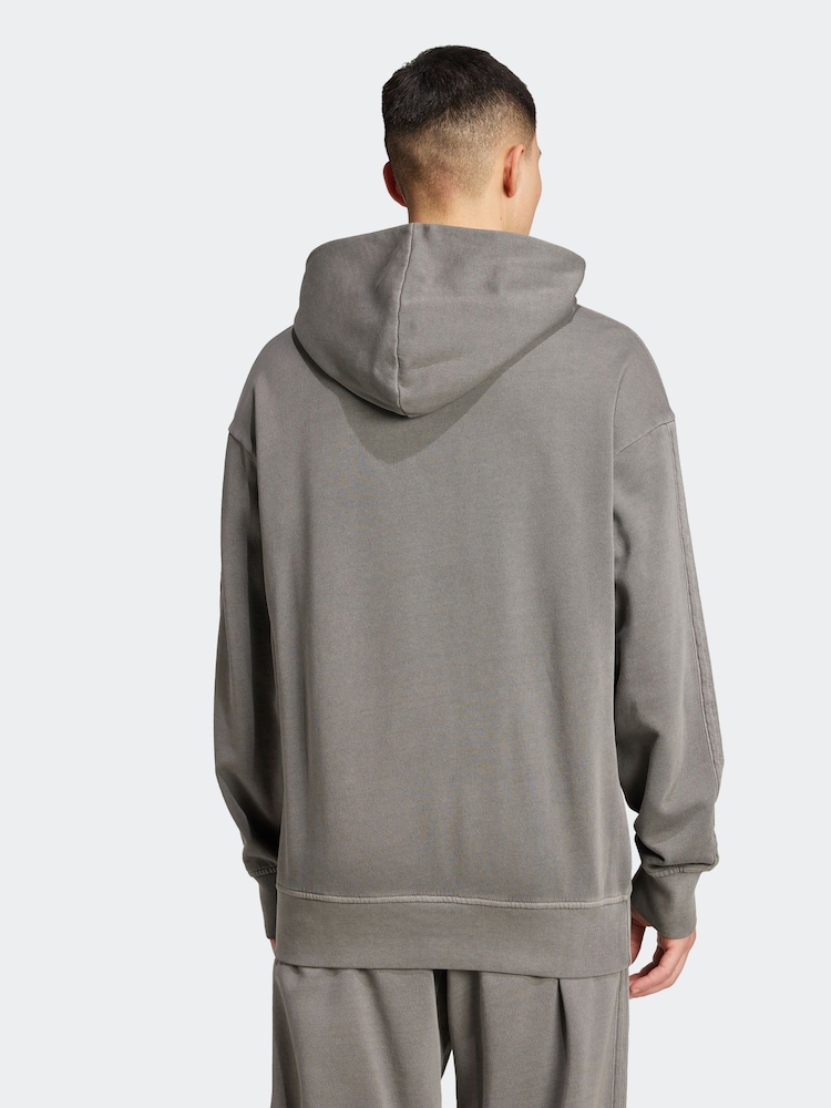 adidas Black ALL SZN French Terry Washed Hoodie - Image 2 of 6 adidas Black ALL SZN French Terry Washed Hoodie - Image 2 of 6
