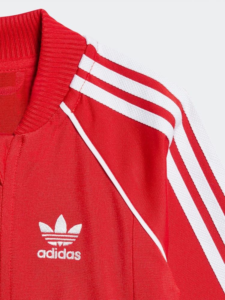 adidas Originals Red Adicolor SST Tracksuit Infant Kids - Image 5 of 7