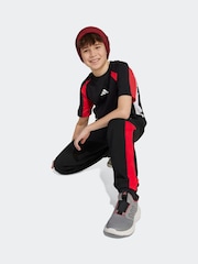 adidas Black/Red Seasonal Essentials Colorblock T-Shirt Kids - Image 4 of 5