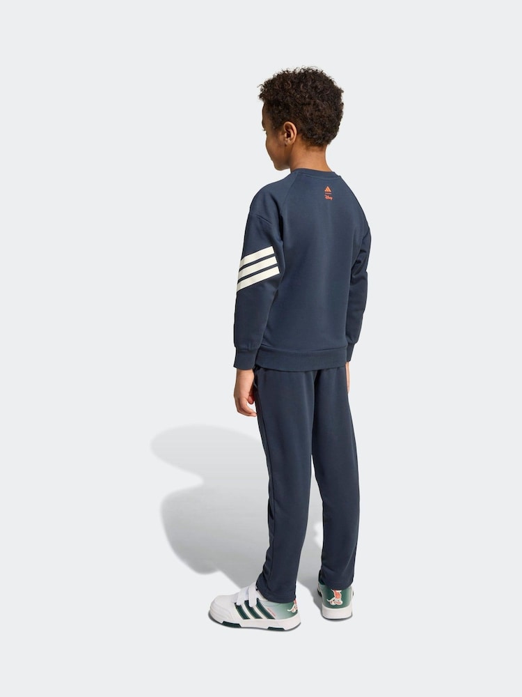 adidas Blue Disney Mickey Mouse Sweatshirt and Jogger Set Little Kids - Image 2 of 7