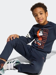 adidas Blue Disney Mickey Mouse Sweatshirt and Jogger Set Little Kids - Image 4 of 7