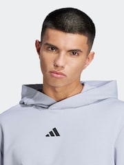 adidas Grey Designed for Training Hoodie - Image 4 of 6