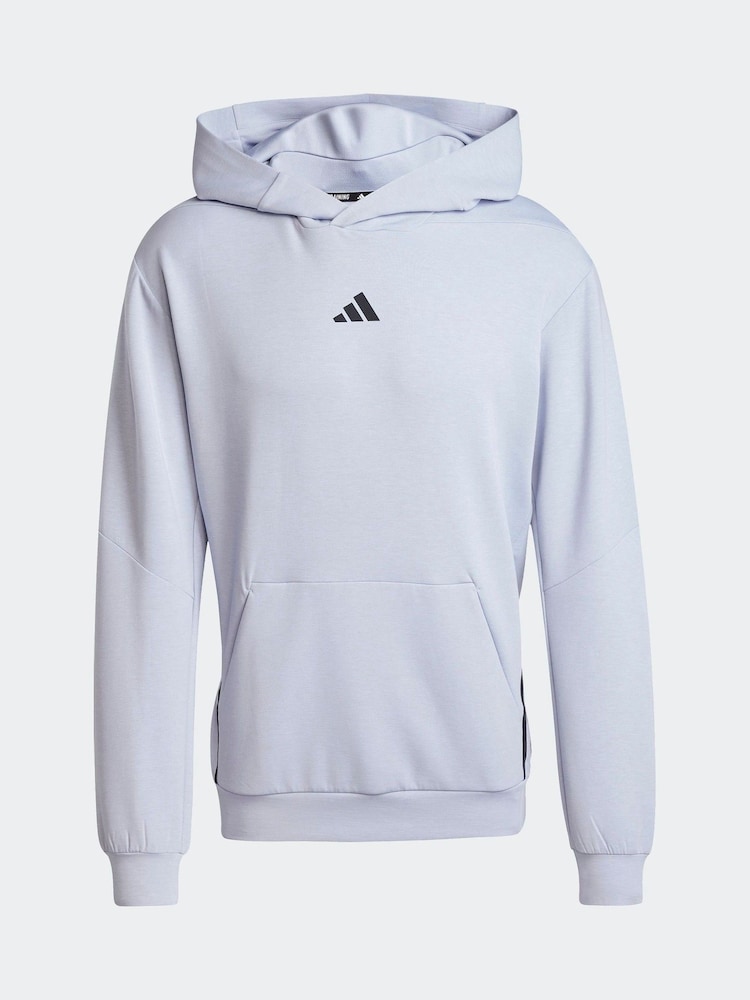 adidas Grey Designed for Training Hoodie - Image 6 of 6