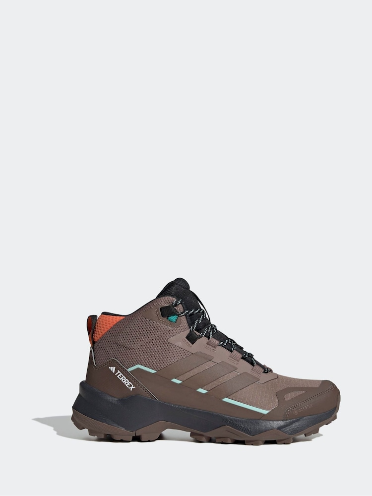adidas Brown Skychaser AX5 Mid Gore Tex Trainers - Image 1 of 10 adidas Brown Skychaser AX5 Mid Gore Tex Trainers - Image 1 of 10