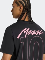 adidas Black Messi Graphic T-Shirt - Image 5 of 6