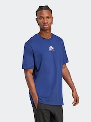 adidas Blue Memories Of Sport Gallery Graphic T-Shirt - Image 3 of 6