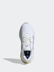 adidas White Off Galaxy 7 Trainers - Image 12 of 15