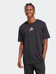 adidas Black Memories Of Sport Gallery Graphic T-Shirt - Image 1 of 6