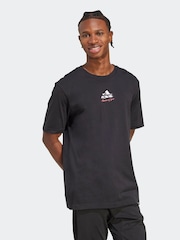 adidas Black Memories Of Sport Gallery Graphic T-Shirt - Image 3 of 6