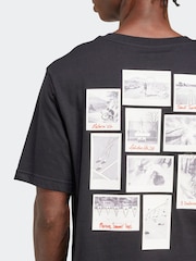 adidas Black Memories Of Sport Gallery Graphic T-Shirt - Image 5 of 6