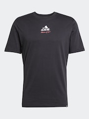 adidas Black Memories Of Sport Gallery Graphic T-Shirt - Image 6 of 6