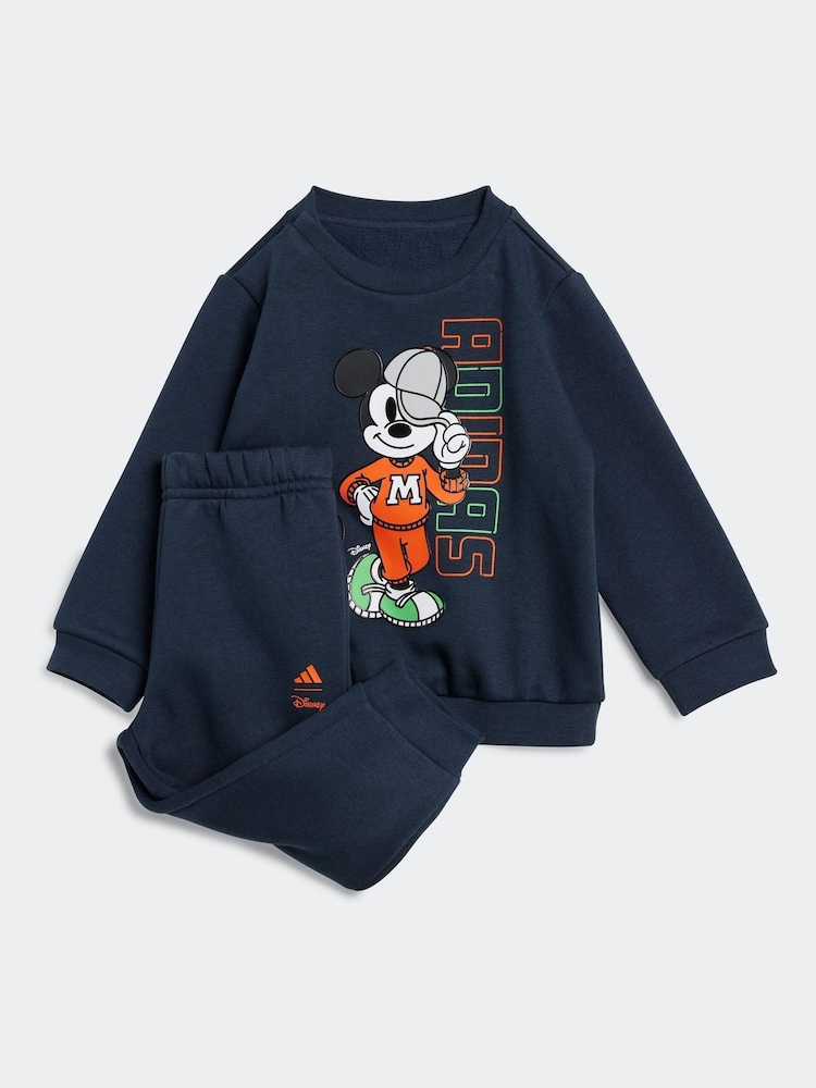 adidas Blue Disney Mickey Mouse Sweatshirt and Jogger Set Infant Kids - Image 1 of 7