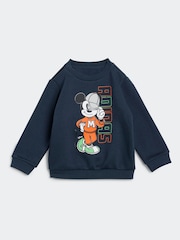 adidas Blue Disney Mickey Mouse Sweatshirt and Jogger Set Infant Kids - Image 2 of 7