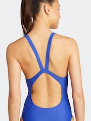 adidas Blue Essentials V Back Swimsuit - Image 5 of 5