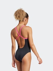 adidas Black Essentials Thin Strap V Swimsuit - Image 2 of 6
