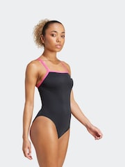 adidas Black Essentials Thin Strap V Swimsuit - Image 3 of 6