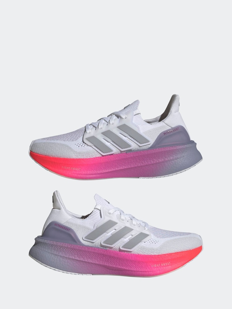 adidas gazelle silver green womens adidas Ultraboost 5 Running Shoes - White/White/White main image 0