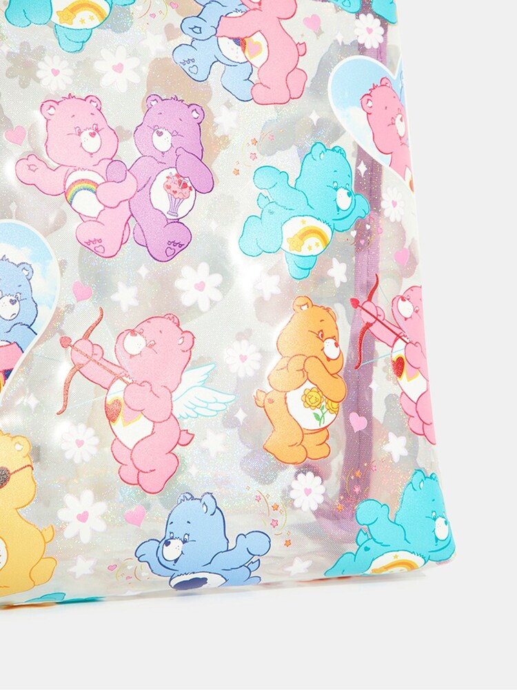 Skinnydip x Care Bears Pink Glitter Wash Bag - Image 3 of 4