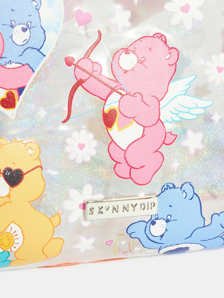 Skinnydip x Care Bears Pink Glitter Wash Bag - Image 4 of 4
