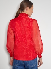Блузка из органзы Monsoon Rosa - Изображение 3 из 5