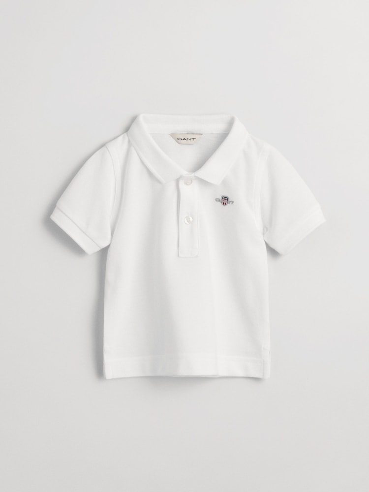 GANT Baby Shield Logo Pique Polo Shirt - Imagen 1 de 2