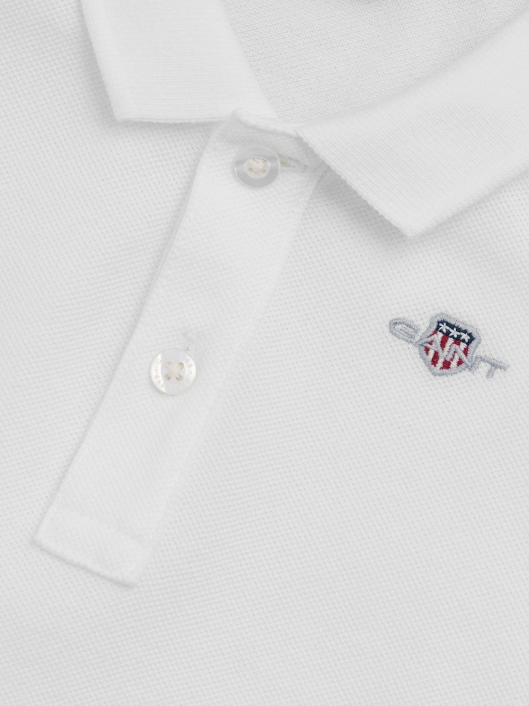 GANT Baby Shield Logo Pique Polo Shirt - Imagen 2 de 2