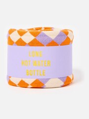 Oliver Bonas Multi Geometric Knitted Long Hot Water Bottle - Image 1 of 4