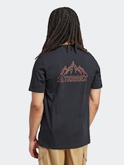 adidas Black Terrex Graphic T-Shirt - Image 2 of 6